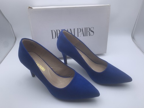 Ladies royal blue shoes - ladies, 3"