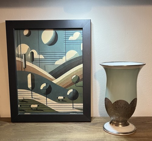 Koenigszelt art deco vase
