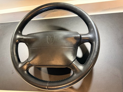 Porsche spoke black leather - 4,