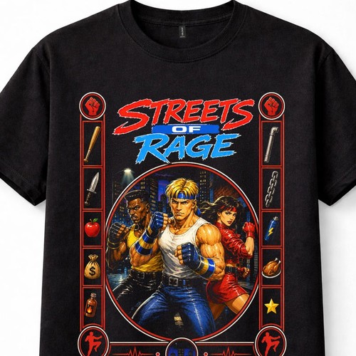 Streets rage classic gaming - of,