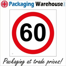 TR008 60 MILES PER HOUR SIGN