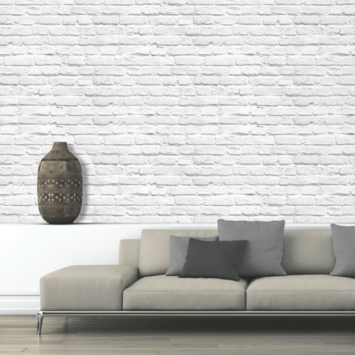 Muriva painted white - painted, brick