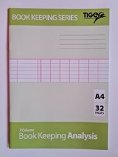 A4 ACCOUNTS BOOK KEEPING Analysis – 7 columns