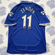 Match Worn Signed Boudewijn Zenden 2001/2003 Chelsea FC Home Shirt