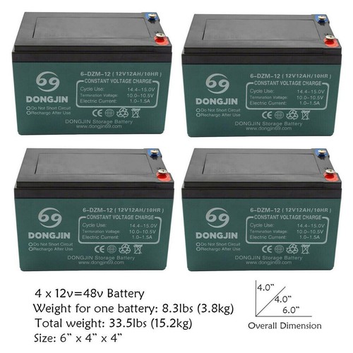 4pc dzf dzm - 12v, sla