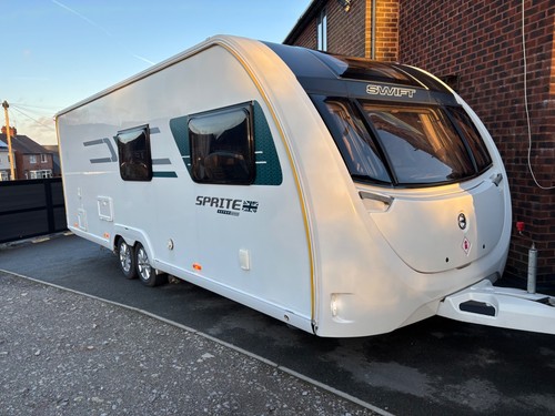 Twin axle touring caravan - twin,
