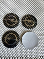 4x Stickers Caps 56mm For Opel