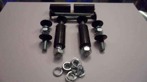 Black bumper bolt spacer set - bumper,
