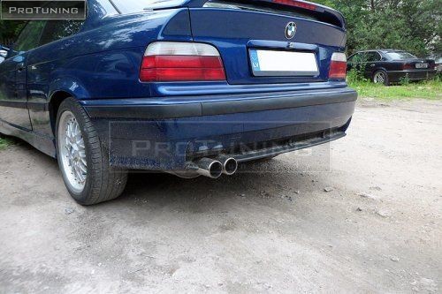 Look rear bumper spoiler - m3,