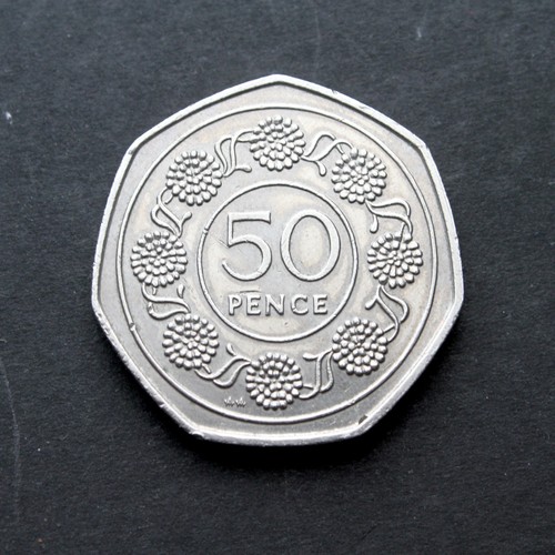 1988 gibraltar 50p candytuft - gibraltar,
