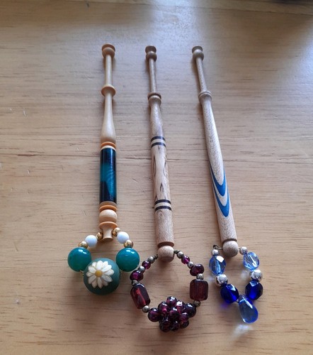 Wood lace bobbins - wood,