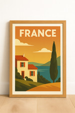 Black Photo Frame White Poster