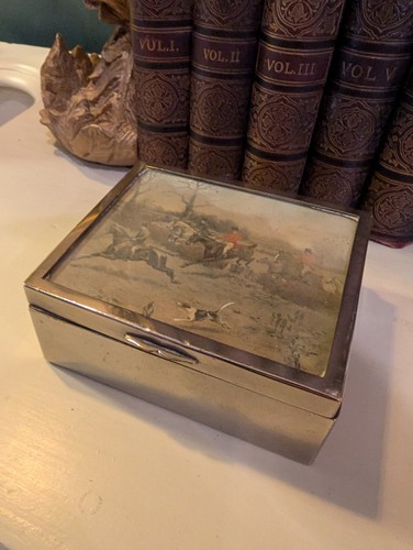 Vintage cigarette trinket - vintage, box