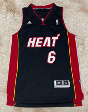 NBA Miami Heat #6 James Basketball Jersey Adidas Size M