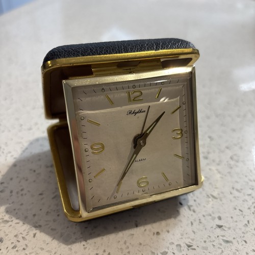 Rhythm vintage travel alarm - vintage,