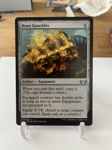 Brass knuckles mtg streets - mtg,