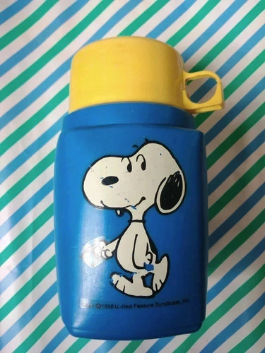 Snoopy peanuts thermos - snoopy,