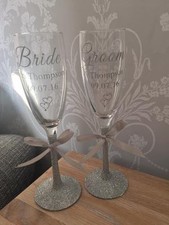 Personalised Glitter Wedding