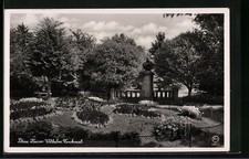 Postcard Löbau/Sa., lot at Kaiser Wilhelm monument 1937 