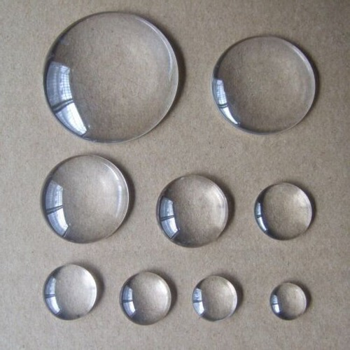 Round clear glass - round,