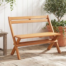 Folding outdoor bench - folding, for