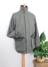MUSTO Technical Herringbone Tweed Jacket £595 Size Large 40/50 Hunting Sage