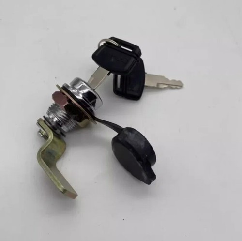 Excavator cab side door - , lock