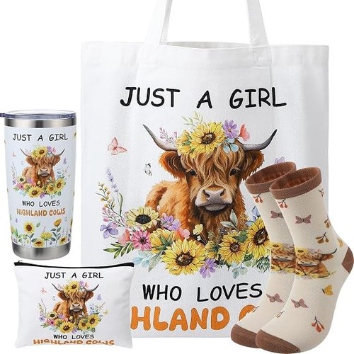 Highland cow gifts set - highland,