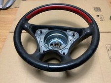 Mercedes W210 R170 W208 W140 C140 W463 W124 W202 R129 Red Leather Steering wheel