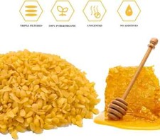 1KG-10KG Yellow Beeswax Pellets Bag Bee Wax No Add Easy Melt Beeswax For Body UK