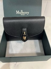 Ladies Mulberry Black Padlock Purse