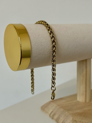 9ct gold filled braided - gold,