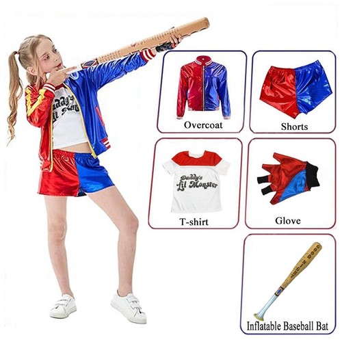 Kids harley quinn costume - kids,