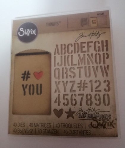 Sizzix tim holtz gift card - sizzix, bag