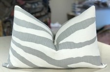 ONE SCALAMANDRE ZINC "ZEBRA"