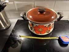 Vintage Retro Enamel Cooking