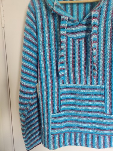 Mexican baja poncho - , hoodie