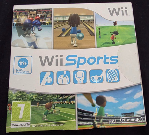 Wii sports cardboard sleeve - wii,