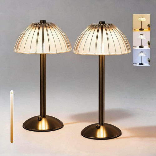 Rechargeable led desk lamp - 2x,