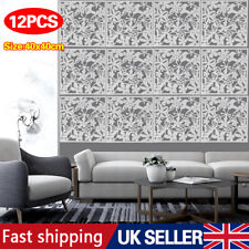 12Pc/set White Room Divider Screens Wood-Plastic Hanging Screen Panel Privacy