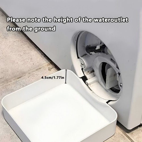 Washing machine drainage tray - machine,