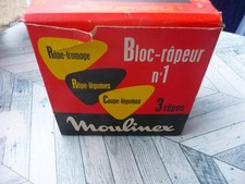 vintage moulinex number 1 rapper block