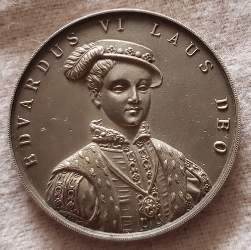 King edward silver medal - edward, vi