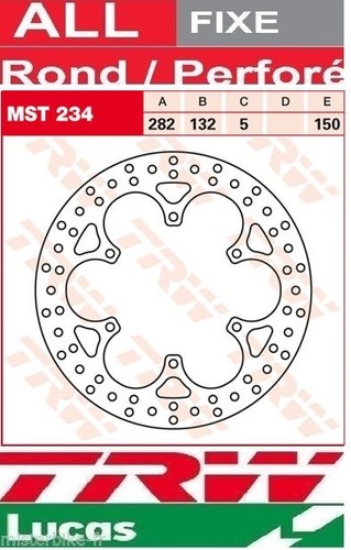 Trw lucas mst234 ø282 - Ø282, yamaha