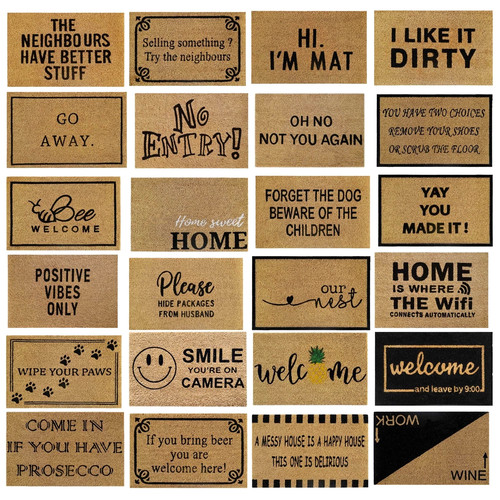 Coir rug doormat - rug, non