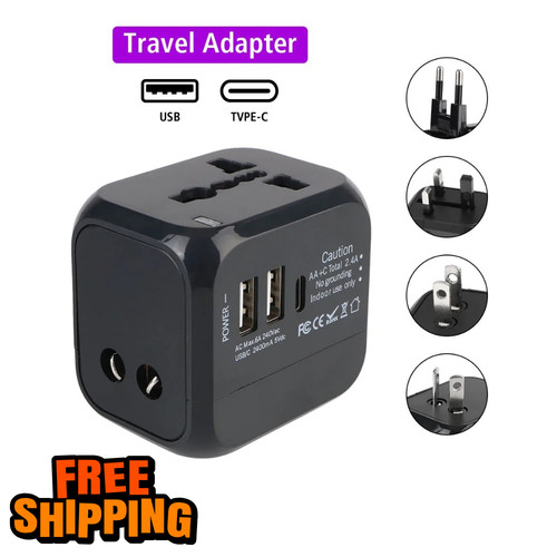 Universal travel adapter usb - adapter,