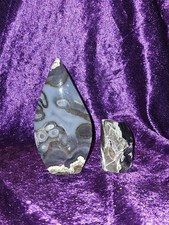 Volcano Agate Teardrop with