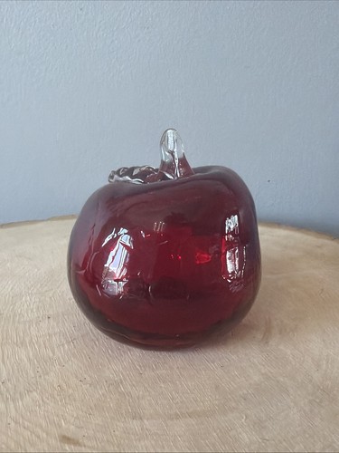 Vintage kanawha art glass - , red