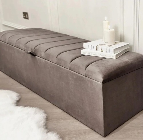 Ottoman storage box panel - storage,