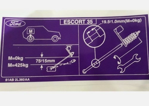 Ford escort van - van, mk4